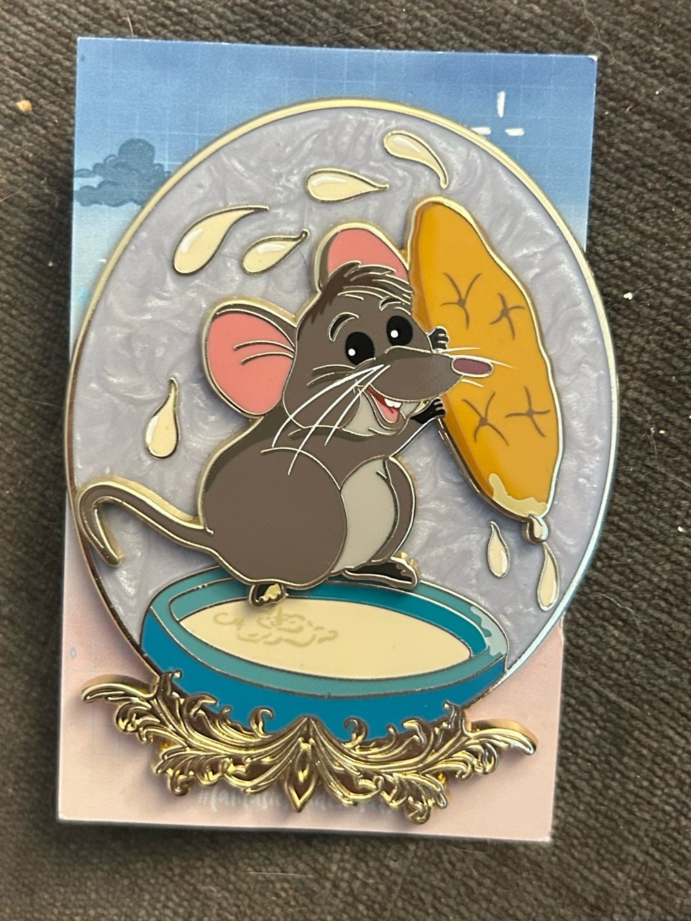 Disney the Aristocats Roquefort 3d fantasy pin
